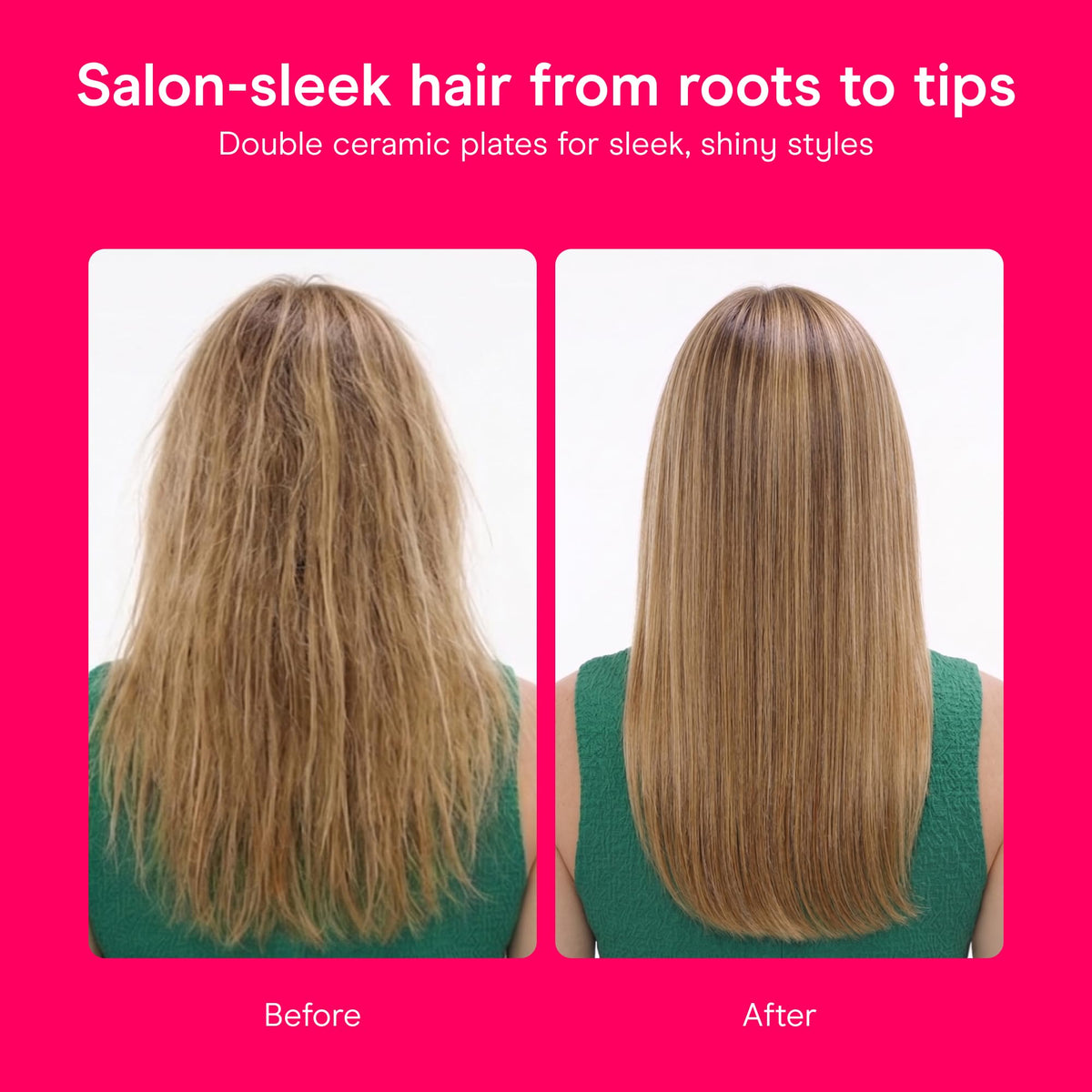 Conair Double Ceramic Flat Iron 1-Inch with heat settings