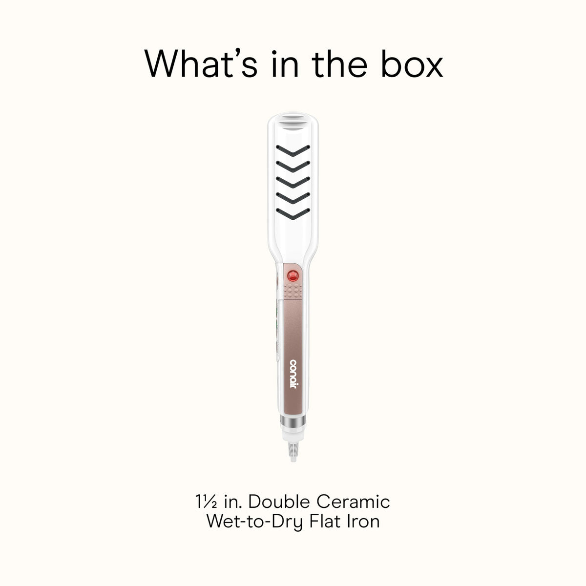 Conair Double Ceramic Flat Iron on styling station