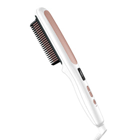 Conair Double Ceramic Hair Straightener Brush front view