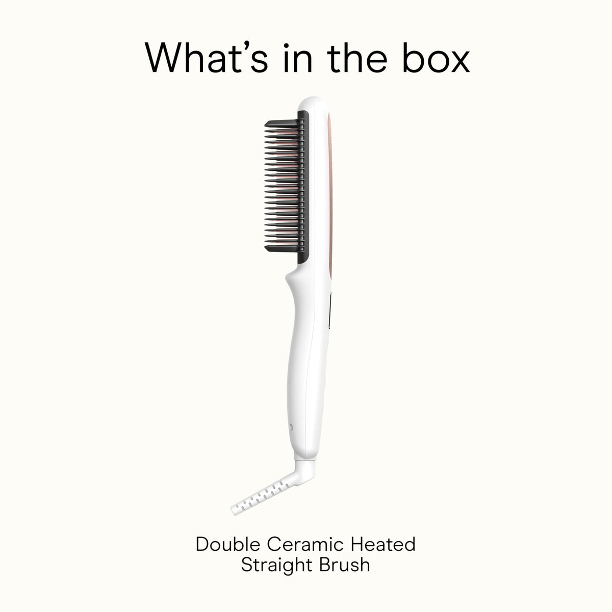 Conair Double Ceramic Hair Straightener Brush side view
