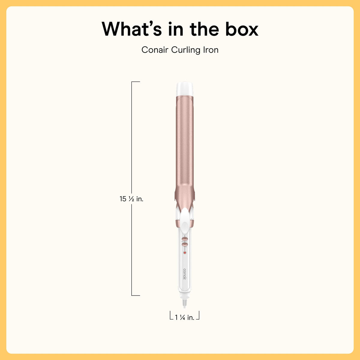 Conair Extra Long Curling Iron in packaging