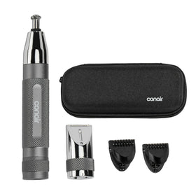 Conair Eyebrow & Nose Hair Trimmer front view with precision blade