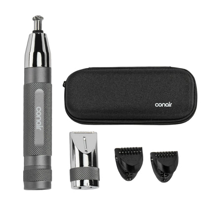 Conair Eyebrow & Nose Hair Trimmer front view with precision blade