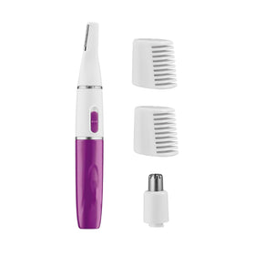 Conair Facial Trimmer for Women front view with precision trimmer