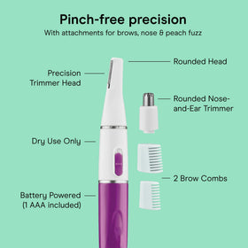Conair Facial Trimmer with rounded trimmer for nose and ear hair