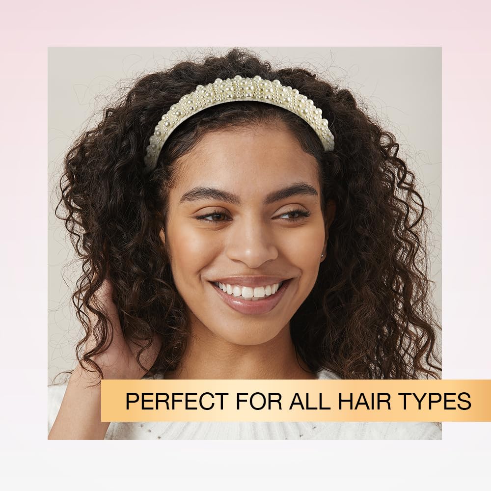 Conair Faux Pearl Headband side view showcasing design