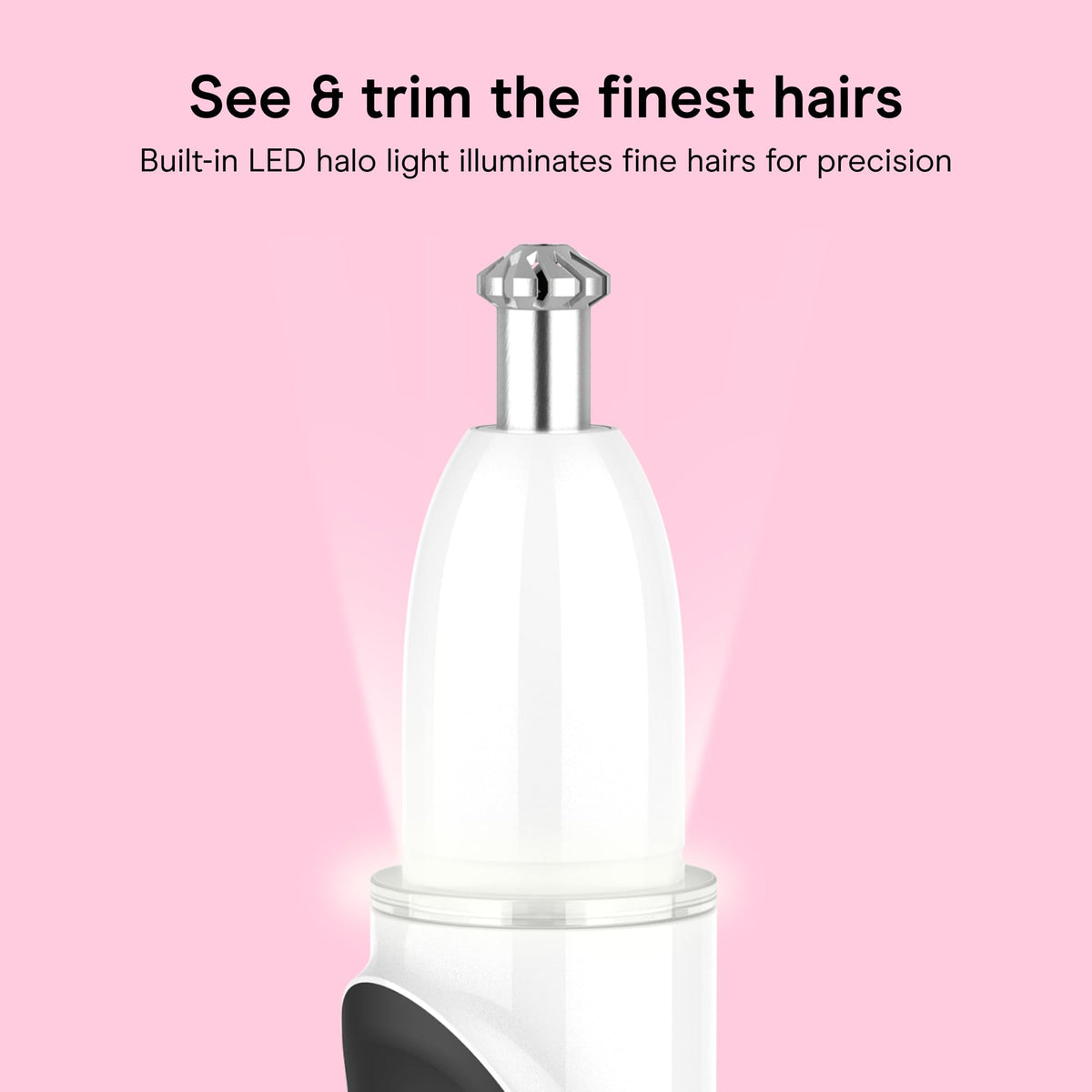 Conair Girlbomb Nose, Face & Brow Trimmer eyebrow guide comb