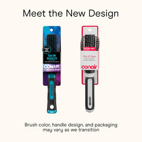 Conair Grip & Style Round Brush side view showing barrel size
