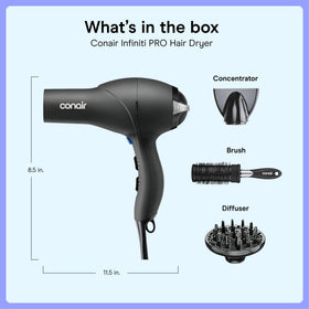 Conair Hair Dryer lightweight design in use