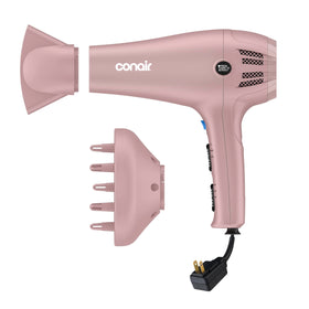 Conair Hair Dryer Matte Light Pink front view