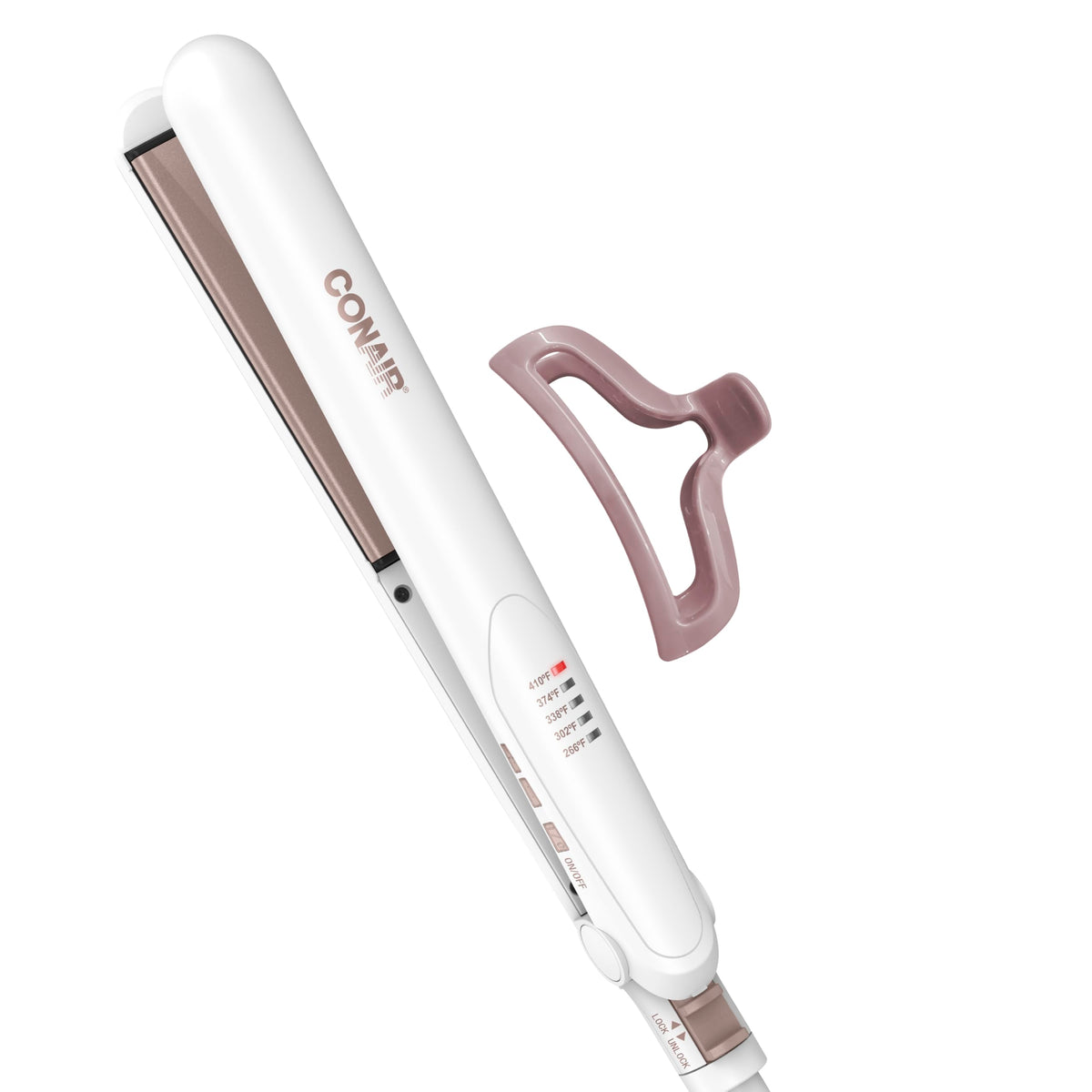 Conair Hair Straightener Double Ceramic front view with 1-inch plates