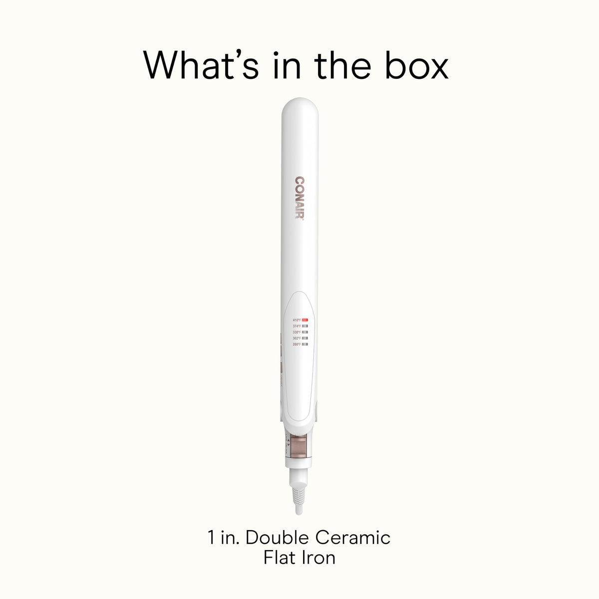 Conair Hair Straightener Double Ceramic packaging front view