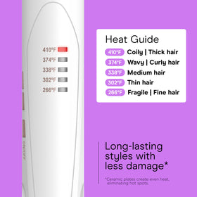 Conair Hair Straightener Double Ceramic styling hair with smooth results
