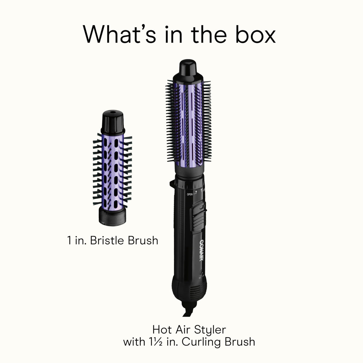 Conair Hot Air Styler in travel setting