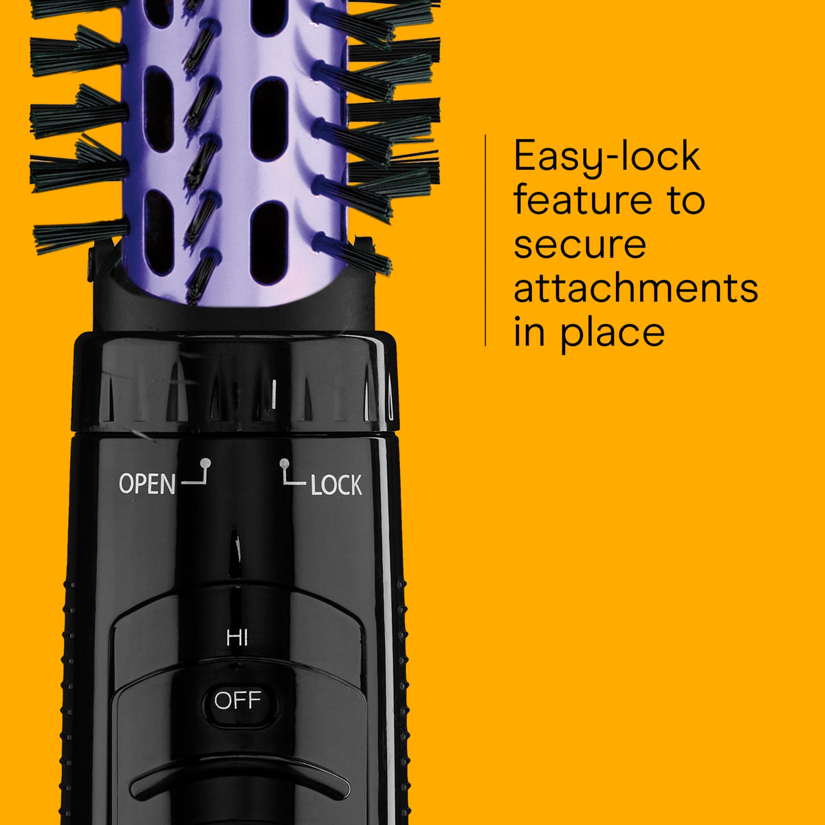 Conair Hot Air Styler in use on damp hair