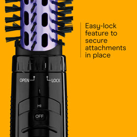 Conair Hot Air Styler in use on damp hair