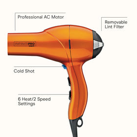 Conair Infiniti PRO Hair Dryer blowout brush attachment close-up