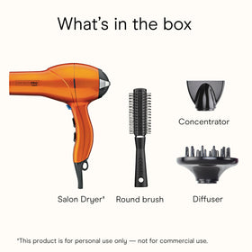 Conair Infiniti PRO Hair Dryer showing tourmaline ceramic technology