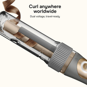 Conair InfinitiPRO Automatic Curling Iron showing heat settings