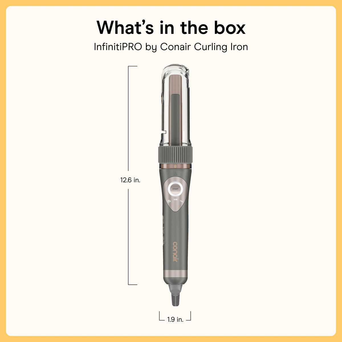 Conair InfinitiPRO Automatic Curling Iron travel-ready design
