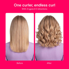 Conair InfinitiPRO Automatic Curling Iron with curl chamber open