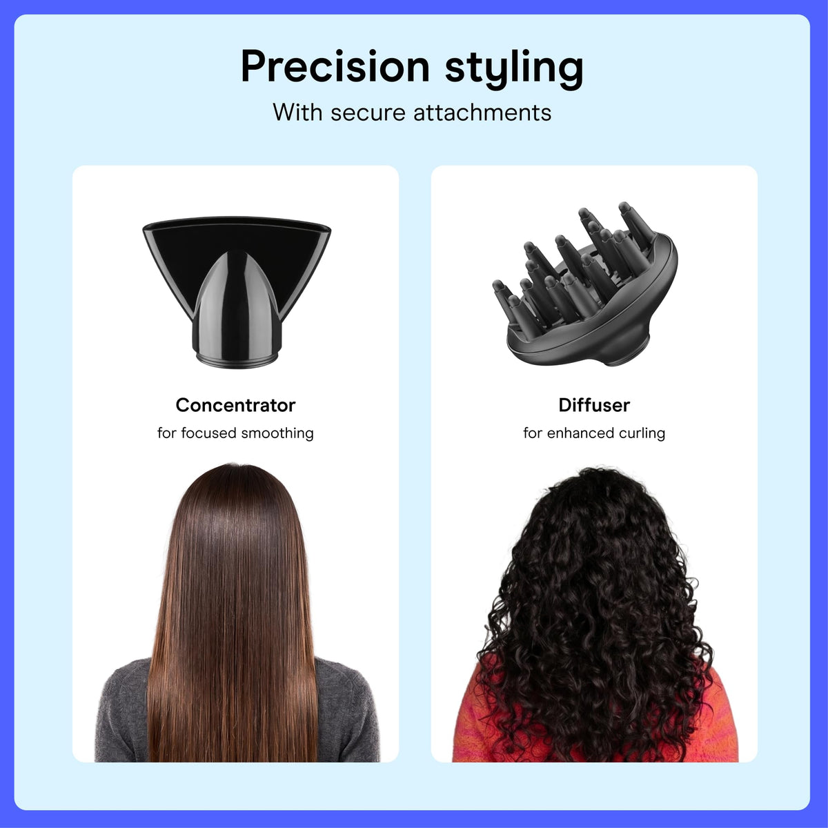 Conair InfinitiPRO Hair Dryer with concentrator nozzle
