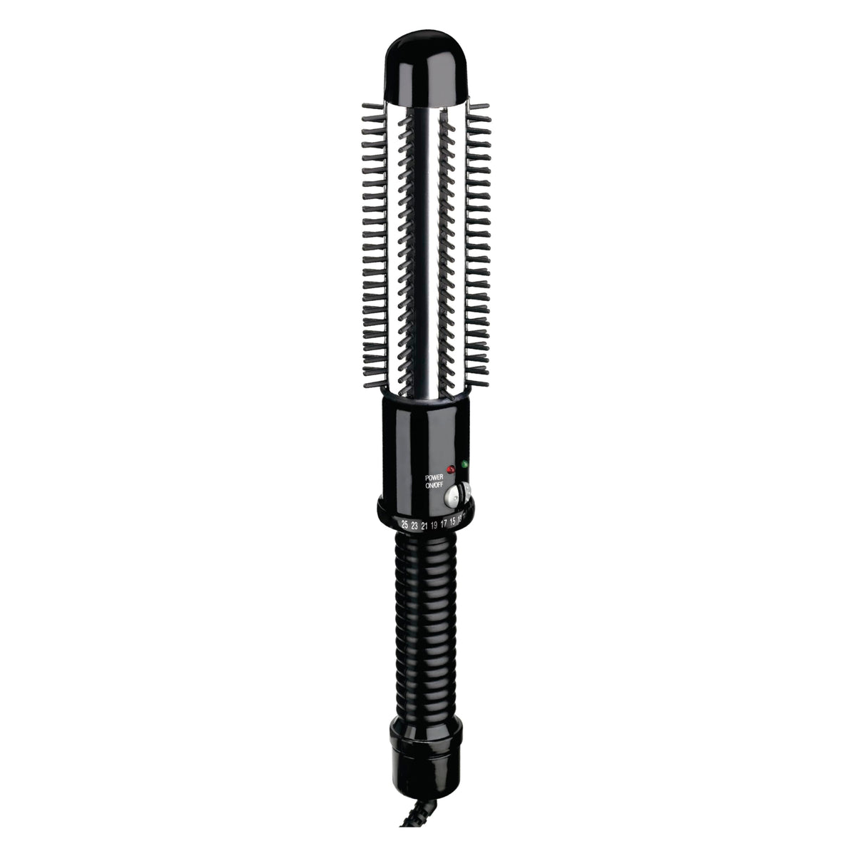 Conair Instant Heat Curling Iron Brush front view with 1-1/4 inch barrel