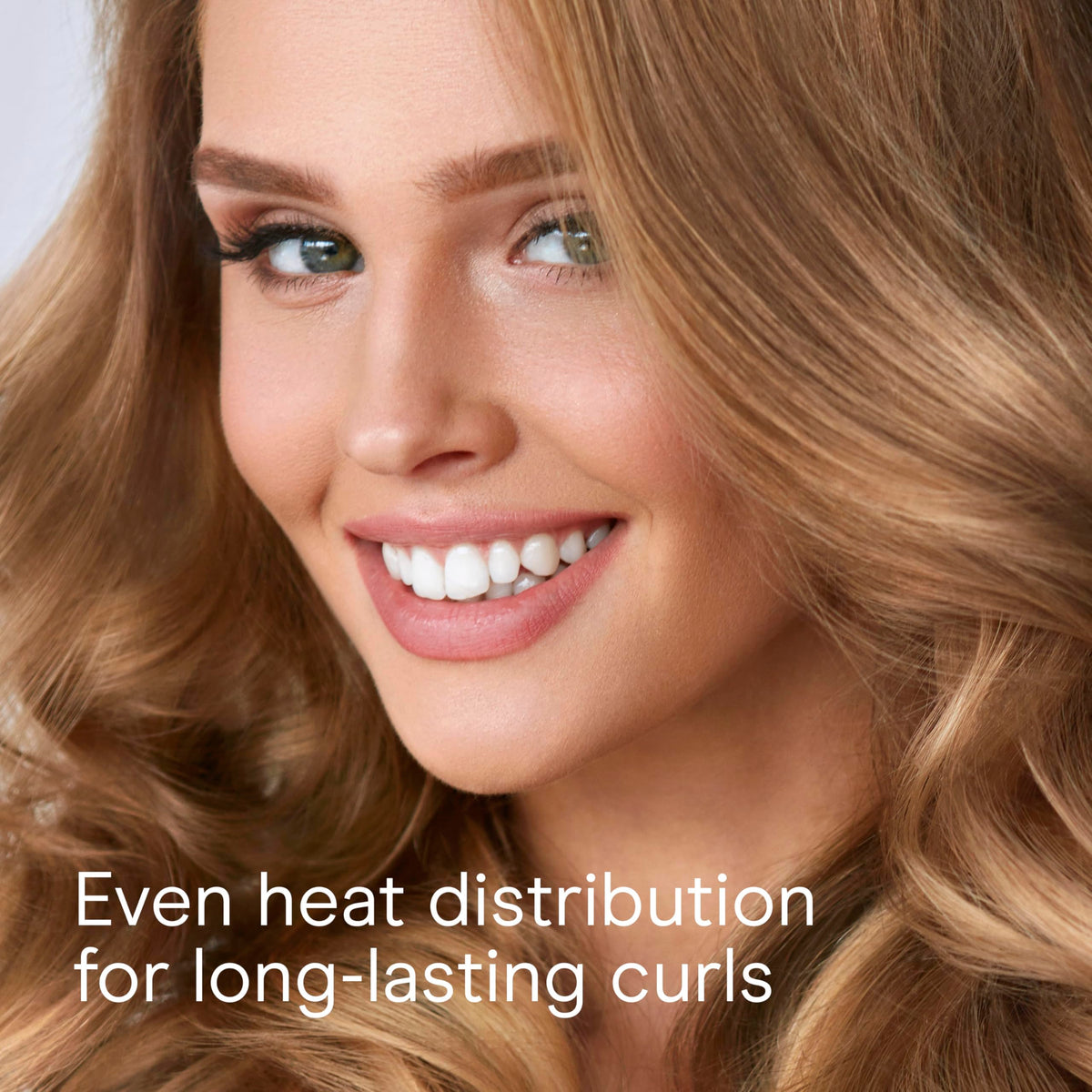 Conair Instant Heat Curling Iron Brush showing the cool tip