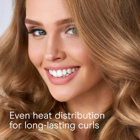 Conair Instant Heat Curling Iron Brush showing the cool tip