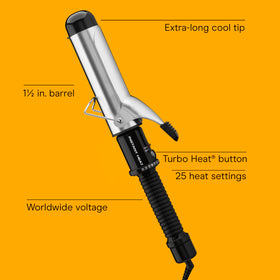 Conair Instant Heat Curling Iron showing the barrel and controls
