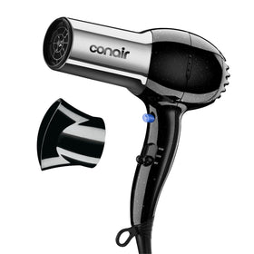 Conair Ionic Hair Dryer front view with concentrator attachment