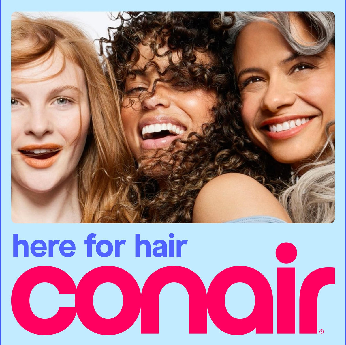 Conair Ionic Hair Dryer with heat settings displayed