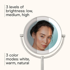 Conair LED Vanity Mirror 360-degree rotation demonstration