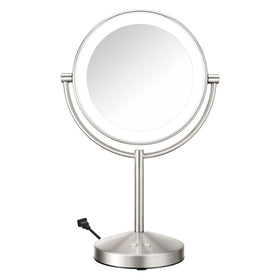 Conair LED Vanity Mirror front view with 10x magnification