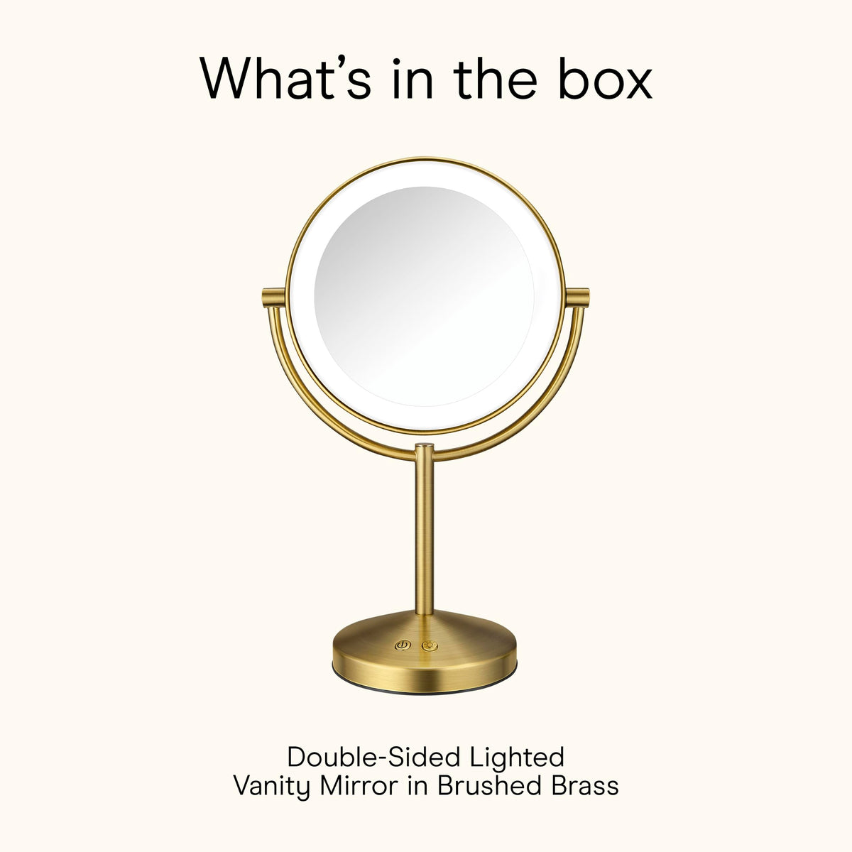 Conair LED Vanity Mirror in a well-lit bathroom