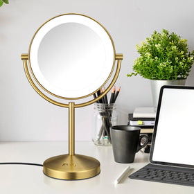 Conair LED Vanity Mirror showcasing medium light setting