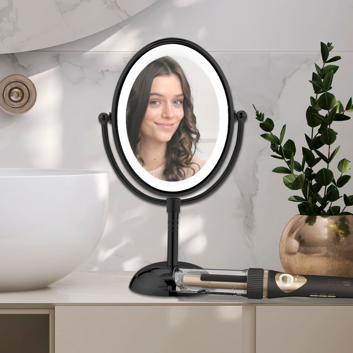 Conair Lighted Makeup Mirror with LED lighting