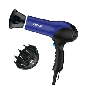 Conair Lightweight Hair Dryer front view with diffuser attachment