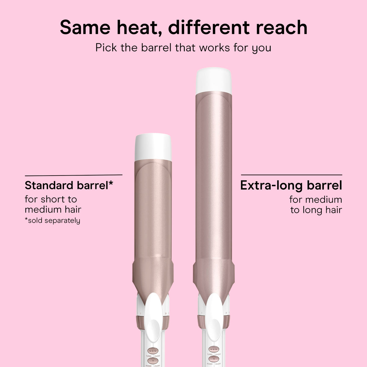 Conair Long Barrel Curling Iron 1.5 Inch close-up of barrel