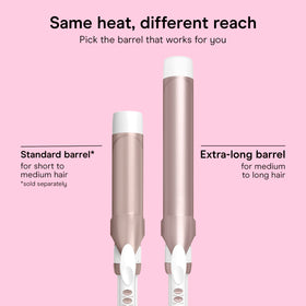 Conair Long Barrel Curling Iron 1.5 Inch close-up of barrel