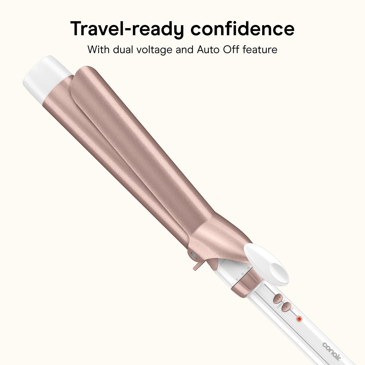 Conair Long Barrel Curling Iron 1.5 Inch showing the swivel cord