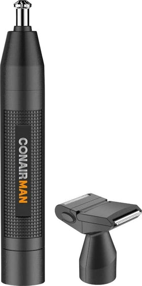 Conair Nose Hair Trimmer front view with 360 beveled blade