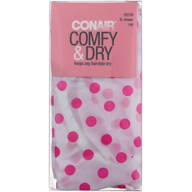 Conair Printed XL Shower Cap in trendy floral print