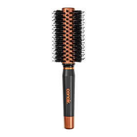 Conair Quick Dry Round Hair Brush with copper barrel front view