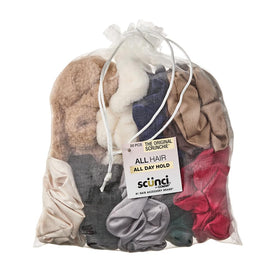 Conair Satin Scrunchies 20pk assorted colours and styles
