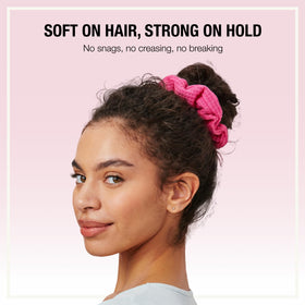 Conair Scünci Hair Scrunchies waffle knit texture close-up