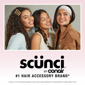 Conair Scünci Octopus Claw Clip in a gym bag for on-the-go styling