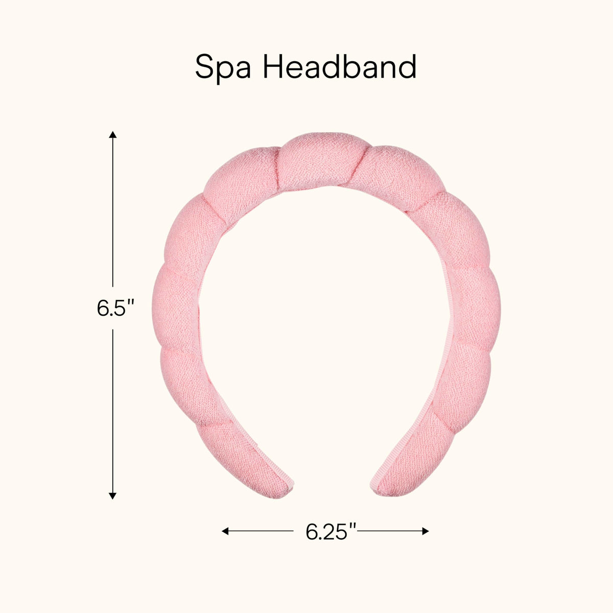 Conair Spa Makeup and Face Washing Headband on a vanity