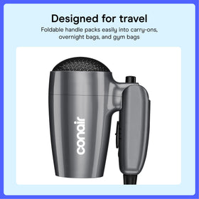 Conair Travel Hair Dryer with dual voltage feature