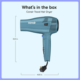 Conair Travel Hair Dryer with ionic technology feature